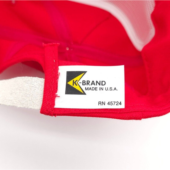 Vintage St Louis Gateway Arch 1990 Trucker‎ Leather Strapback Rope Hat Golf Cap - Picture 8 of 8